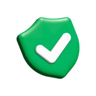 Fully Outsourced FSMS 3 green shield with white check mark approved security safety secure protection